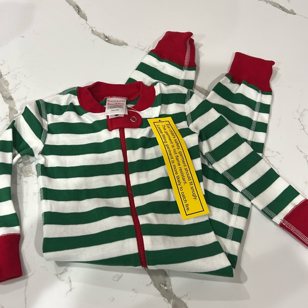 Hanna Anderson 18-24 mo One Piece Christmas Pajamas